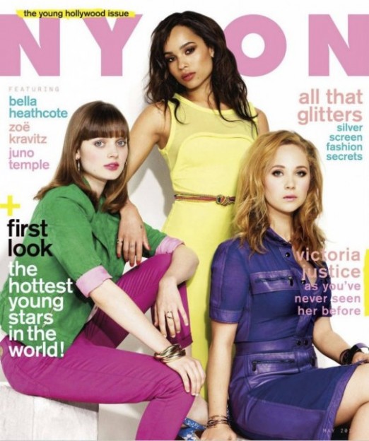 Nylon-Magazine zoe kravitz x-men, batman women
