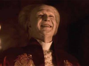 Gary Oldman as Count Dracula in film Bram Stoker's Dracula