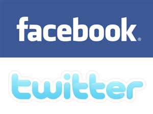 facebook twitter icons