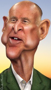 According to Paul Krugman, Jerry Brown is correct and raising the taxes is hte answer.  donkeyhotey  donkeyhotey.wordpress.com