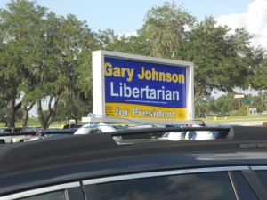 The Libertarians are well represented at the Paul Fest  Photo/The Global Dispatch-Robert Herriman