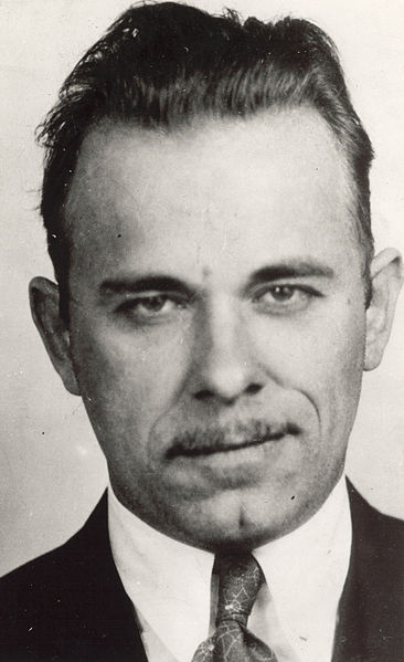 Mug shot of John Dillinger 1934 (or earlier) source: FBI