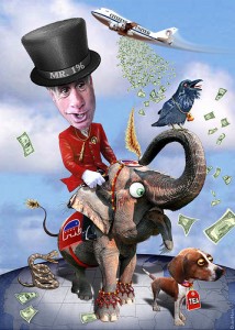 The high dolloar donors to the Romney made an "enemies list' and one appears to have been targeted  photo donkeyhotey  donkeyhotey.wordpress.com