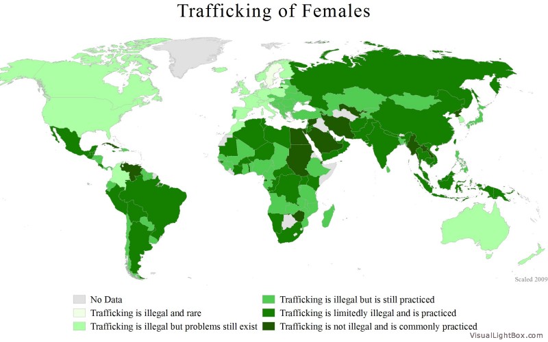 World Map Sex Trafficking The Global Dispatch