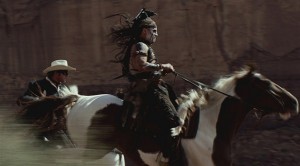 Tonto and Lone Ranger on horseback