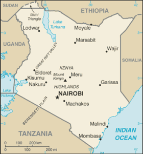 Kenya map source/CIA