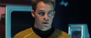 Chris Pine as Kirk star trek into darkness photo
