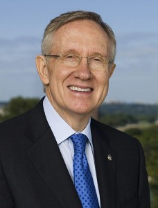 Harry Reid says the Senate should discuss gun laws following the tragedy in Newtown, Connecticut.