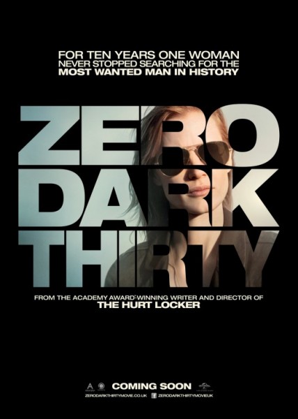 Zero Dark Thirty movie poster Jessica Chastain