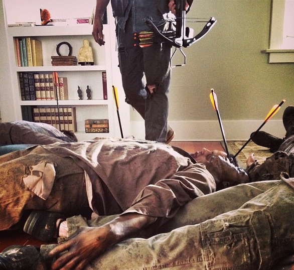 Daryl Dixon Norman Reedus Walking Dead super bowl ad pic
