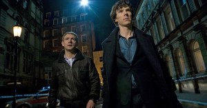 Martin Freeman Benedict Cumberbatch Sherlock photo