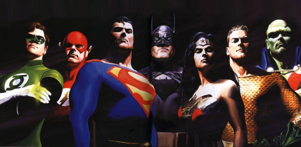 Alex Ross Justice League team photo