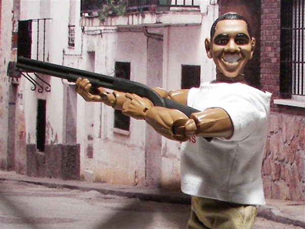 Herobuilders Obama skeet shooting
