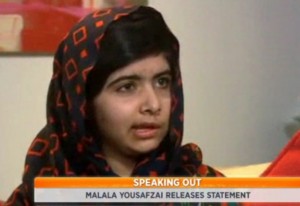 Malala Yousafzai  speaks out