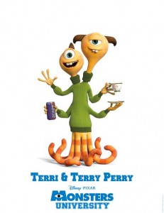 terri Terry Perry Monsters University poster