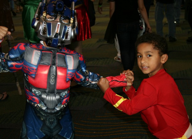 Kids Cosplay  MegaCon 2013 Optimus Prime Transformers Flash