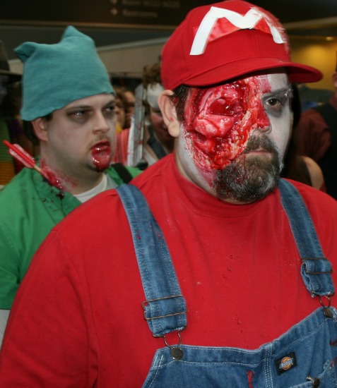 Mario Zombie Cosplay MegaCon 2013