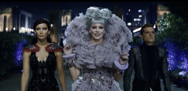 Elizabeth Banks as Effie Josh Hutcherson as Peeta Hunger Games Catching fire