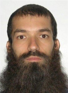 This undated photo released by Chile’s Police Investigative Unit on Thursday, April 25, 2013, shows Ramon Gustavo Castillo Gaete, 36, who authorities said is the leader of a 12-member sect that is accused of burning a baby alive.  photo Chile Police