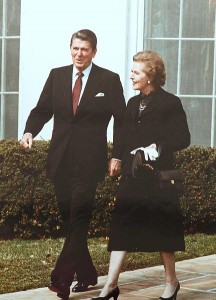Margaret Thatcher with Ronald Reagan 1981 photo public domain White House photo
