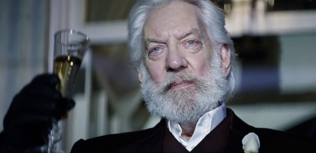 donald sutherland toast Hunger Games Catching Fire