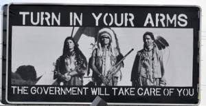 native american indians gun control government billboard c
