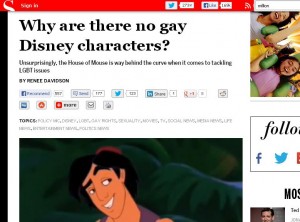 Salon why Disney gay characters