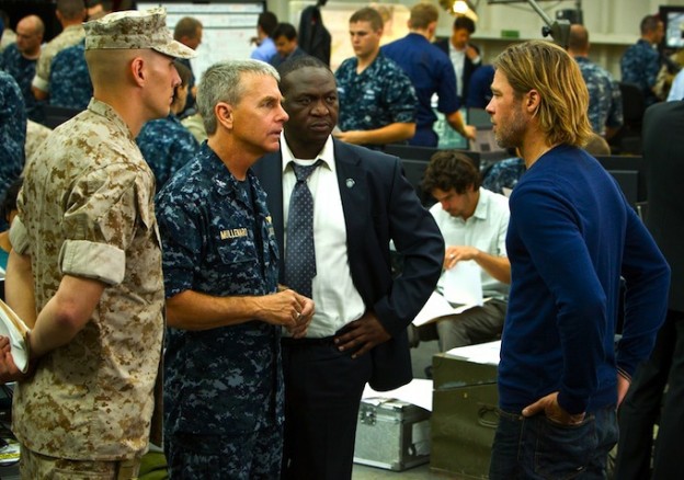 military Brad Pitt WWZ photo