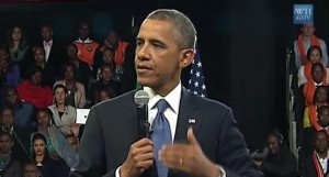 photo screenshot Obama speaking 2013