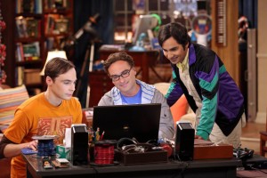 Sheldon Leonard and Raj Big Bang Theory photo