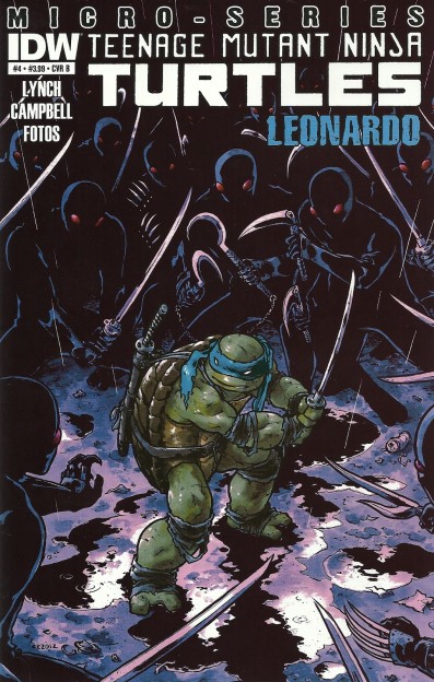 TMNT Teenage Mutant Ninja Turtles Leonardo comic book cover