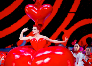 Zenaida Yanowsky as the Red Queen in Alice’s Adventures in Wonderland photo Johan Persson/ROH courtesy of Fathom