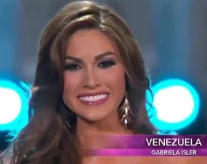 Miss Universe 2013, Gabriella Isler Image/Video Screen Shot