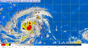 Yolanda satellite pic Image/PAGASA