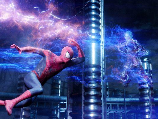 Electro explosion at Spider-man photo