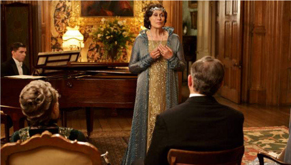 Dame Kiri Te Kanawa performs during season four of Downton Abbey on PBS