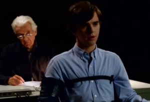 Freddie Highmore as Norman Bates lie detector photo