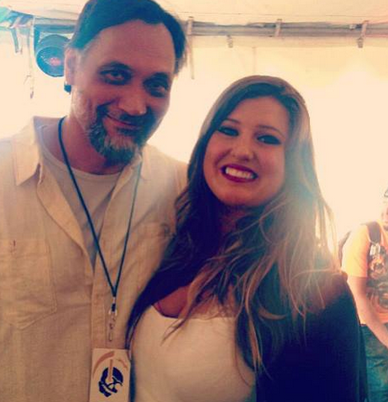 Jimmy Smits with Sarah Simmons photo/ courtesy of Sarah Simmons