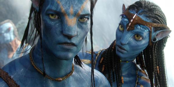 Avatar Sam Worthington Zoe Saldana duo photo