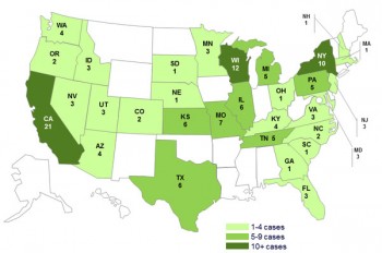 Multistate outbreak of S. cotham Image/CDC