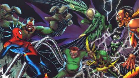 spider-man vs sinister six marvel comics photo