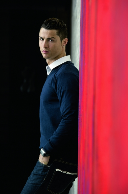 Cristiano Ronaldo  photo courtesy of TAG Heuer