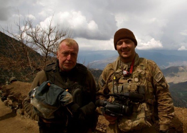 Mike Boettcher and Army Chaplain Justin Roberts