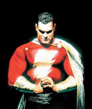 Captain-Marvel-Shazam-JSA-Alex-Ross-comic book cover
