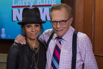 Linda Perry Larry king interview photo Ora.tv