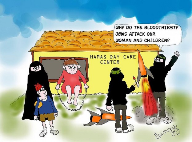 Hamas is calling for civilians to remain even though Israel has warned of a strike  Cartoon by Barry Hunau