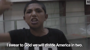 Islamic State boy in video threatens US America
