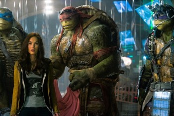 Megan Fox Teenage Mutant Ninja Turtles photo in rain