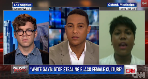 Scott Don Lemon CNN interview Sierra Mannie race vs gay men