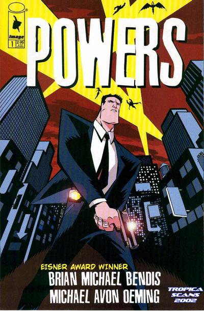 Powers number 1 comic book cover Image comics